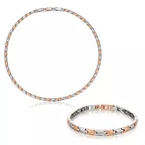 [롯데백화점]티르리르 유노 게르마늄 목걸이 팔찌 세트 TVST0005S