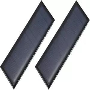 MECCANIXITY 2PCS 5.5V 0.33W 0.06A 태양광 발전용 미니 패널 소형 전지 충전 DIY 전기 장난감 재료 시스템