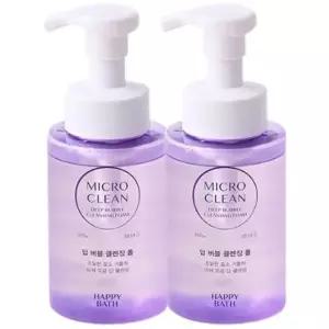 해피바스 마이크로 클린 딥버블 버블폼 300ml x2개