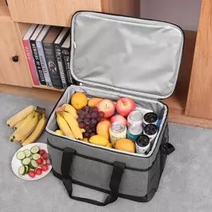 (색상 그레이)다용도 대용량 쿨러백 보온 보냉백 쿨러백 아이스백 도시락 가방 피크닉 캠핑용 아이스박스