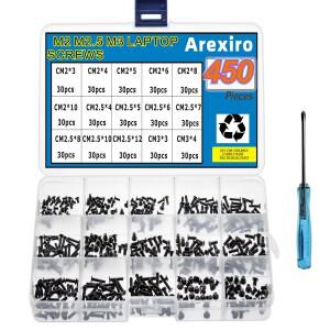 450개 M2 M2.5 M3 노트북 컴퓨터 나사 키트 세트 SSD IBM HP 호환 De Lenovo 호환호환 Toshiba Gateway Ace