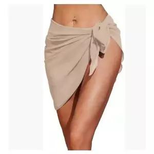 커버업 랩스커트 체형커버 비치 쉬폰 수영복 랩 드레스 0 랩스커트 웨어쇼핑몰소품 커버업도매 수영복