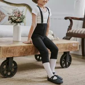 남아 아동 어린이 멜빵 발레복 칠부 발레 바지 세트