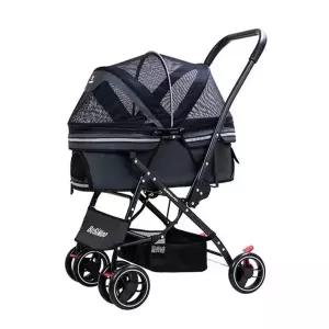 회전바퀴 간편접이식 반려견전용 유모차 Y257101