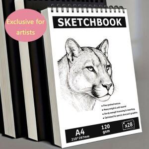 스파이럴 바운드 A5 스케치 견고한 아티스트 패드 사이즈 가능 정사각형 스케치북 28페이지 A4 고중량 종이 아트