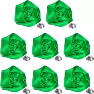 남성 정장용 M M미터XITY 8팩 핸드메이드 플라워 브로치 버튼 핀 신사/웨딩/그루밍/턱시도용 정장 부토니에