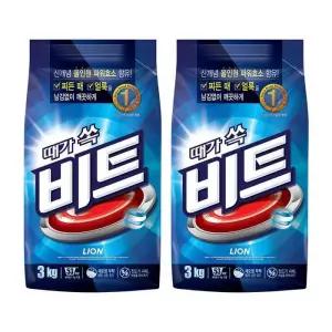 비트 분말 세탁세제 파우치 3kg x 2 코스트코 코와샵2602