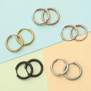원형 이어링 써지컬스틸 귀걸이 피어싱 링귀걸이 한쪽 귀피어싱 링귀걸이 작은귀걸이