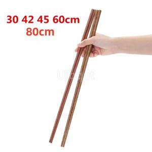 긴 젓가락 국수 튀긴 절단 달린 나무 냄비 대나무 주방 공공 풍로 스틱