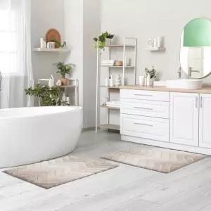 Riviera Home 쉐브론 옴브레 욕실 매트 2P 코스트코 마켓송지2602