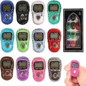 Anlising 전자 핑거 카운터 12피스 핸드헬드 집계 디지털 태즈비 수동 클리커 행 피플 스코어 재고