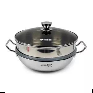 2단냄비 인덕션 가스레인지 다양한 열원 일품 3단 찜냄비 28cm