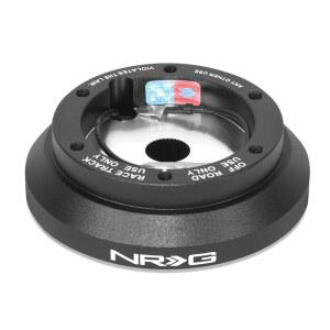 NRG 이노베이션스 NRG-SRK-100H 레이싱 스타일, 스티어링 휠 퀵 릴리스 숏 허브 어댑터, 6 X 70mm 볼트 패턴, 블랙 바디