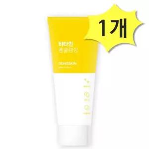 공스킨 비타민 폼클렌징 100ml x 1개 옐로우 저자극 각질개선