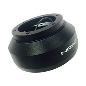 NRG 이노베이션스 NRG-SRK-132H 레이싱 스타일, 스티어링 휠 퀵 릴리스 숏 허브 어댑터, 6 X 70mm 볼트 패턴, 블랙 바디