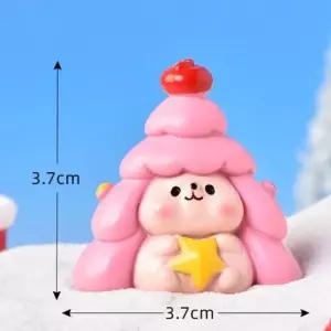 636 미니어처 분홍트리 고슴도치 분홍트리 분홍이 분홍설구화 고슴도치 장식 초록이