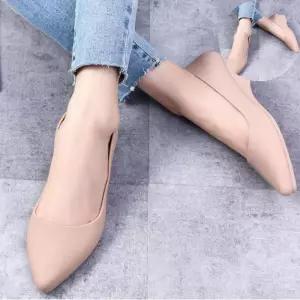 젤리플랫슈즈 여성신발 깔끔한디자인 소프트한 아쿠아