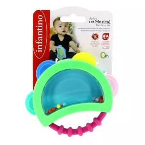 아기 청각 미니 탬버린 유아완구 장난감 신나는놀이