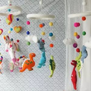 펠트 핸드메이드 모빌 아가방 신생아 모빌인형