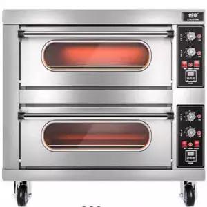 2단 데크오븐 업소용 이동식 피자 제빵 오븐 베이킹기