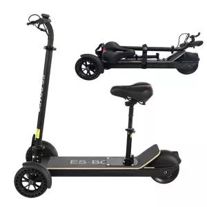 시트 스쿠터 휴대용 전동 좌석형 킥보드 3륜 체어형 이동수단 의자형