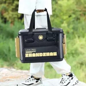 낚시 보조가방 대형 삐꾸통 태클박스 밑밥통 미끼통 직조 하드케이스