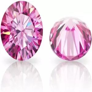 4-10mm 루즈 모이사나이트 스톤 가넷 핑크 컬러 포함 4가지 원석 0.3-4캐럿 VVS1 투명도 보석