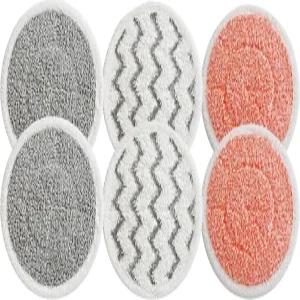 iSingo 6 팩 3897A / 3712 회전식 스팀 걸레 패드 비셀 스핀웨이브 스마트 스크러빙 청소기 모델