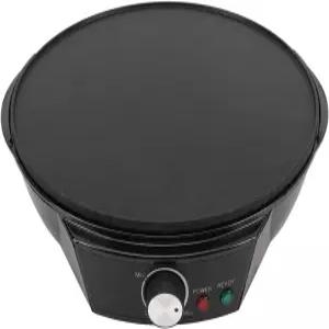 POCREATION 전기 크레페 메이커 900W 팬케이크 그릴(액세서리 포함) 대형 조리면 다목적