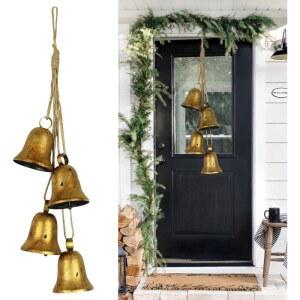 스타일론메 장식 크리스마스 4 스티커 트리 벽걸이 골든벨 행운의 6개