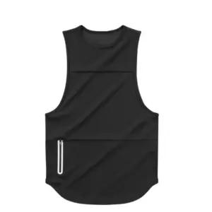 몸짱남자 포켓지퍼 헬스 스포츠 민소매티 짐웨어 얇은 아빠 남친