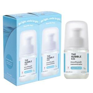 험블 코 구취 농축액 - 불소 프리 천연 구강 세정 린스로 상쾌한 입냄새, 잇몸 및 여행용 사이즈 치과 관리 위생 제품 페퍼민트