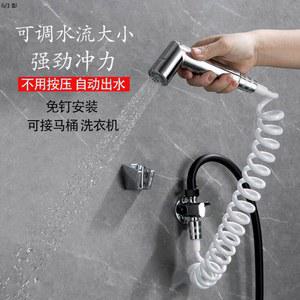 욕실 핸드 헬드 비데 깍지 스테인레스 제어, 클리닝 기계식 스프레이 화장실 가능한 가정용