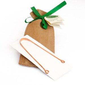 HealthAndYoga qSwipe 라이트 구리 혀 클리너 - 선물