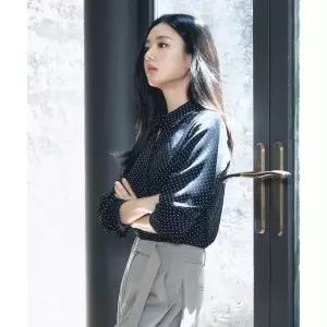 셀렙샵에디션 25FW 도트 블라우스 네이비 1944418