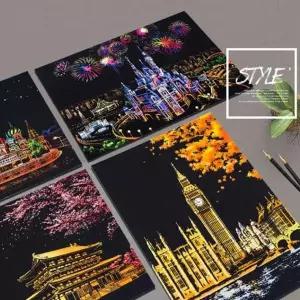 컬러링북 스크래치북 도안 어른 색칠 책