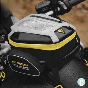 오토바이리어백 클래식 다용도 사이드백 수납함 카키 라이딩 소형 글로시 박스