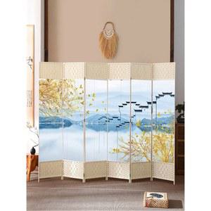 제사용 소형 병풍 입구 제사 60x180CM 한문 전통 공간분리 가벽 높이 추석명절 미니