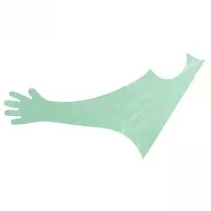 어깨 비닐장갑 긴팔 100매 일회용 직장검사 수정 수의사 어깨보호용 풀커버 가축 위생장갑