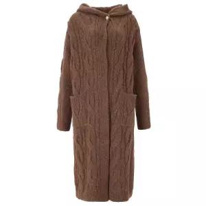 아이잗컬렉션 꽈배기후드 롱 가디건 CRAE1CD631