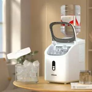 커피숍 제빙기 미니 홈카페 가정용 사무실 투명 만들기 아이스메이커 얼음큐브 카페