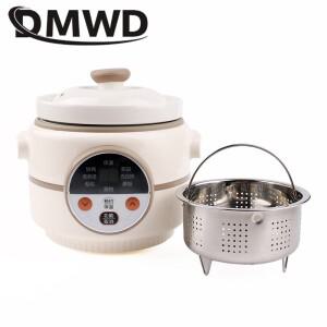 저당 전기 밥솥 음식 기선 식사 난방 점심 프라이팬 세라믹 라이너 수프 죽 스튜 느린 요리 냄비