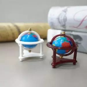 지구본 미니어처 (화이트/브라운) tpE6+8hzg