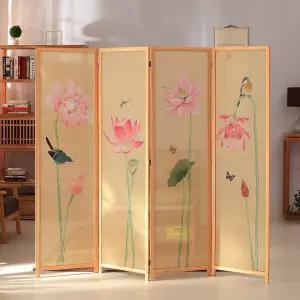 미니병풍 제사 인테리어 파티션 길이 작은병풍 4폭 불교