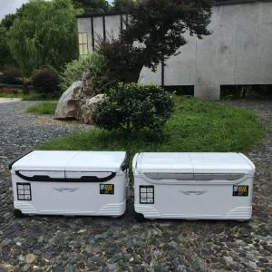 낚시용 보냉 아이스박스 휴대용 48L 화이트 대용량 생선보관 보온