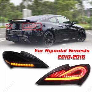 현대 제네시스 쿠페 2009 2010- 로헨스 미등 한 쌍의 LED 브레이크 안개등 어셈블리