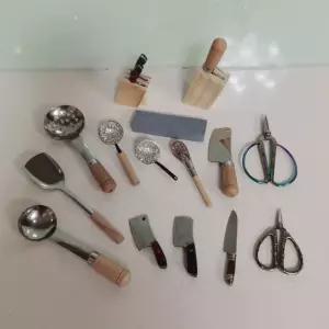 미니어처 주방도구 미니칼 디오라마 장식 소형 인형집 모형 소품