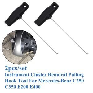 메르세데스 호환 벤츠 호환 차량용 에어컨 송풍구 풀아웃 훅 제거 도구 포트 클리너 수공구