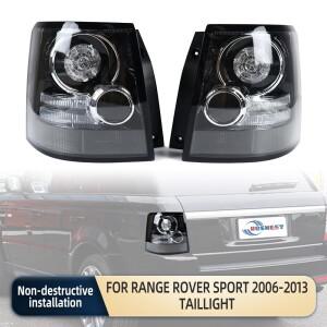 로버 스포츠 2010-2013 L320 용 후방 LED 미등 브레이크 등 회색 자동차 액세서리