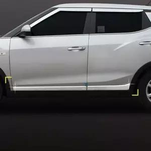 티볼리 사이드 스커트 크롬 몰딩 언더라인 튜닝 자동차인테리어용품 자동차사이드스커트